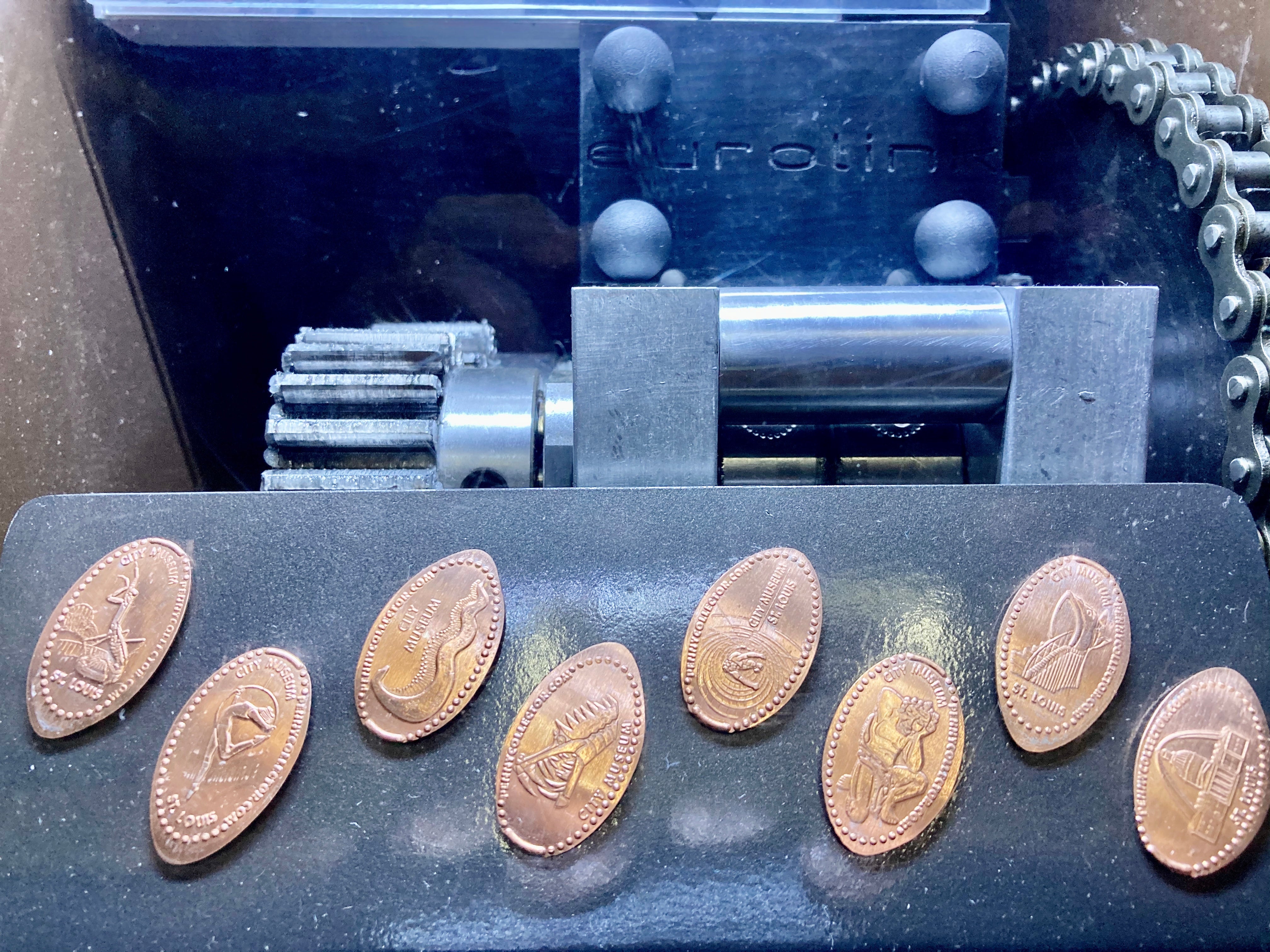 City Museum Set of 8 Pennies | City Museum