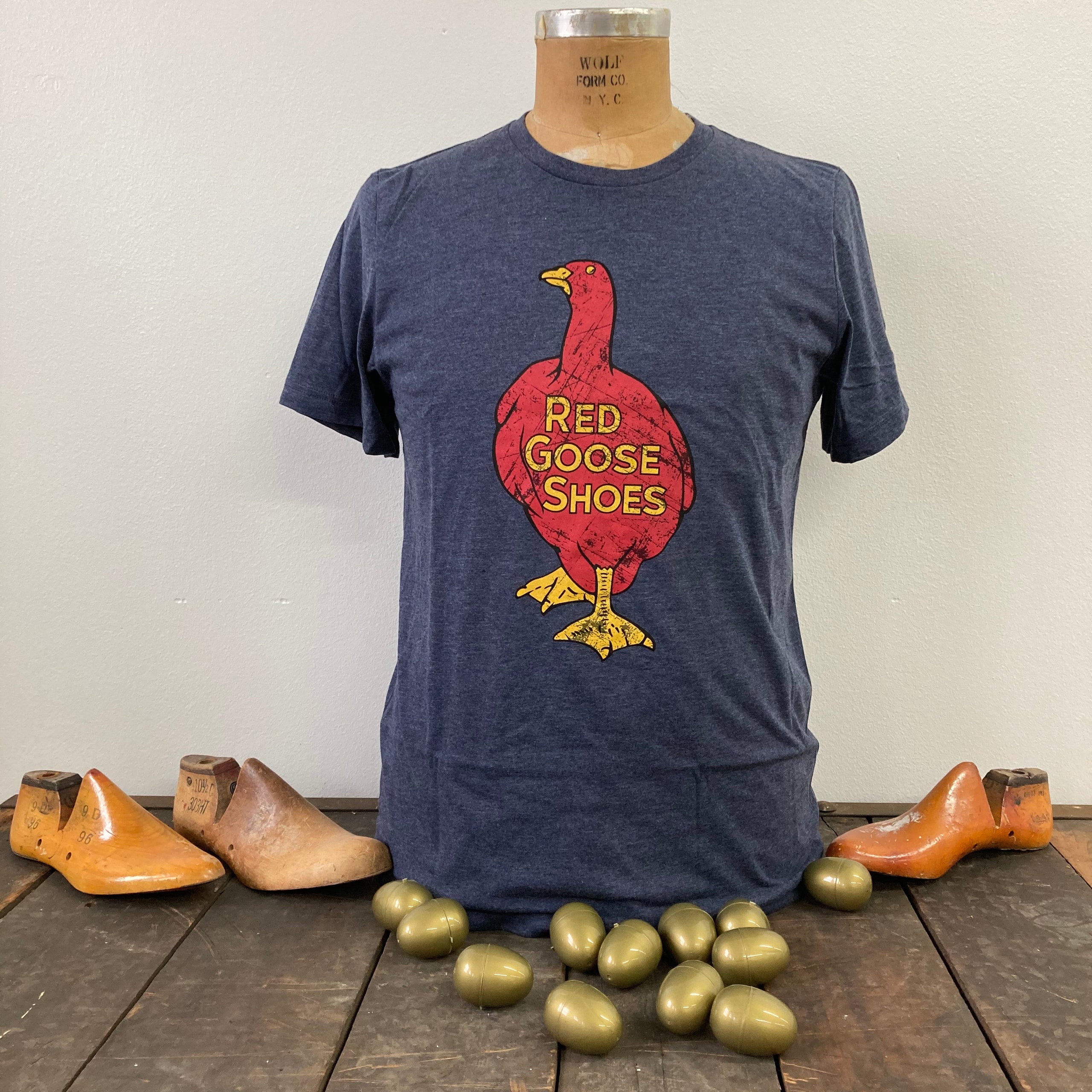 Red discount goose shoes